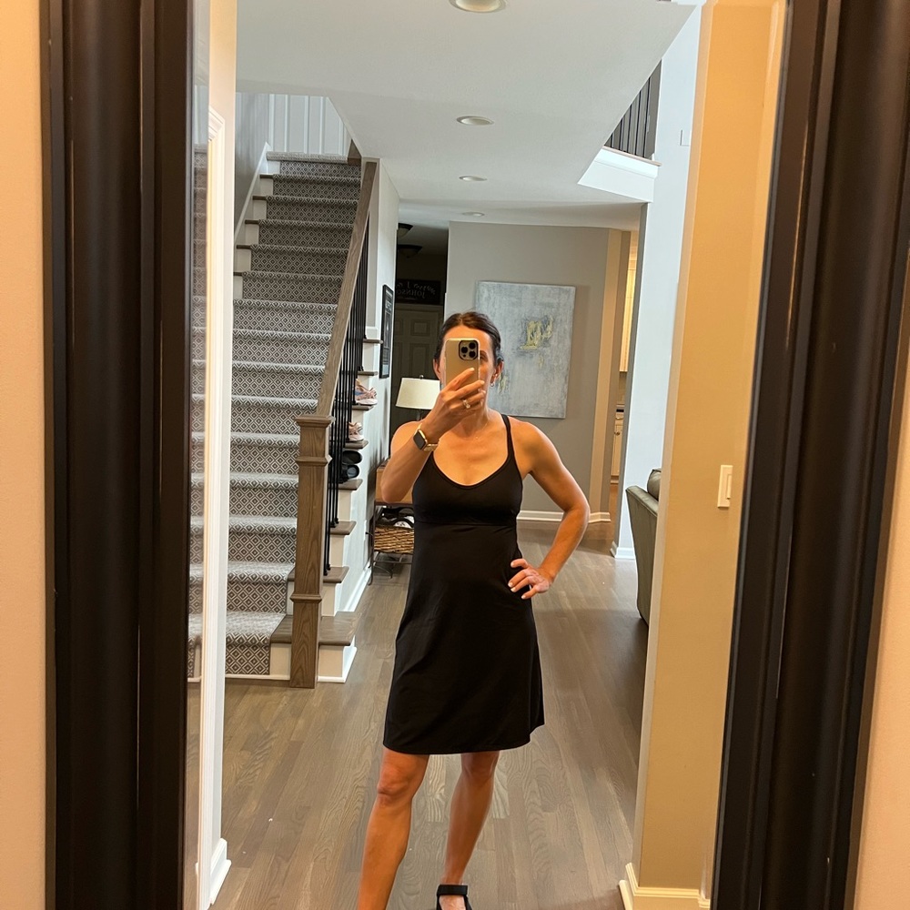 Athleta dress with built in bra- swimsuit material